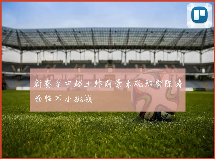 新赛季中超土帅前景乐观郑智陈涛面临不小挑战